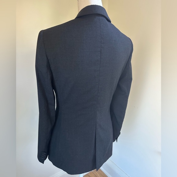 Giorgio Armani Charcoal Grey Wool Blazer ITA 40 US 8 - Picture 4 of 8